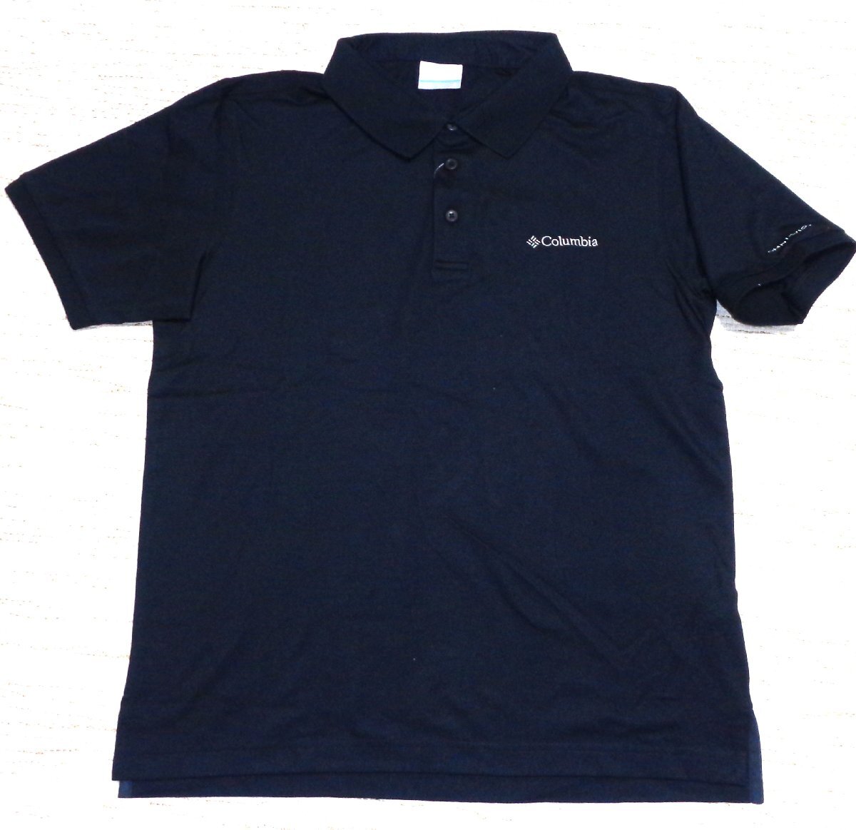 セール15% 送料無料 コロンビア コープドームビュート ポロシャツ 半袖 鹿の子 ピケワンポイントロゴ 吸湿速乾 AE0412 黒 XXL メンズ拍卖