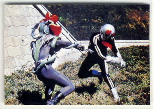 ◆防水対策 厚紙補強 カルビー 仮面ライダーチップスカード(2003 復刻版) 267番 バラランガとライダーの戦い トレカ 即決拍卖