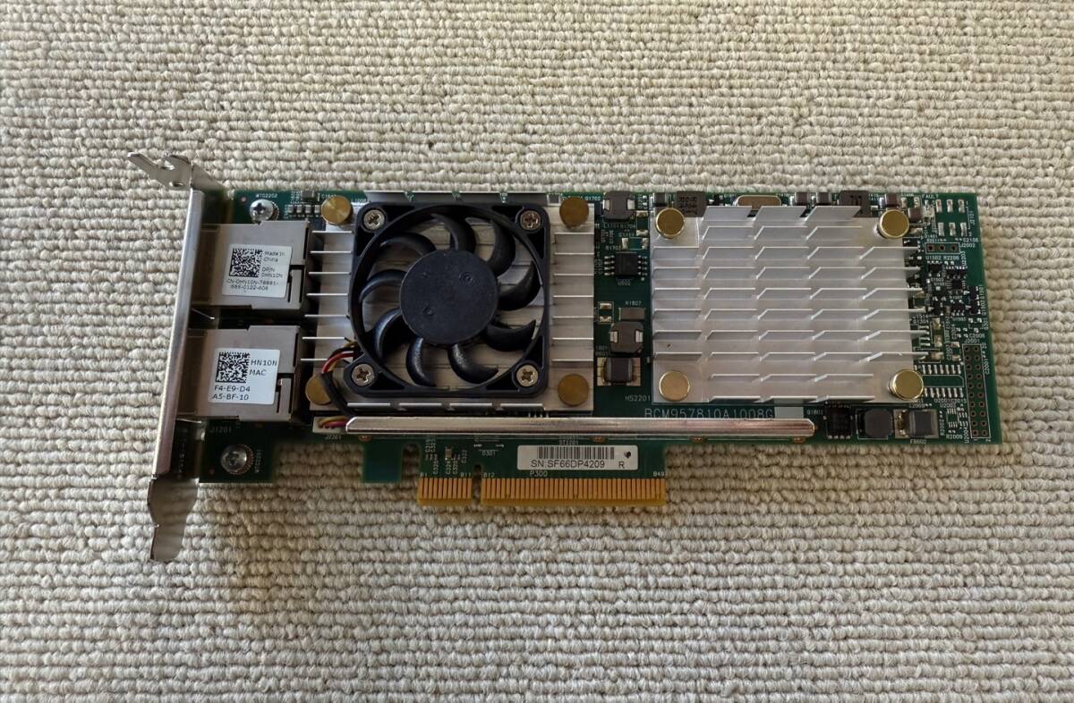 Dell HN10N Broadcom 57810S 2-Port 10GbE Ethernet Server Network Adapter Low-Profile拍卖