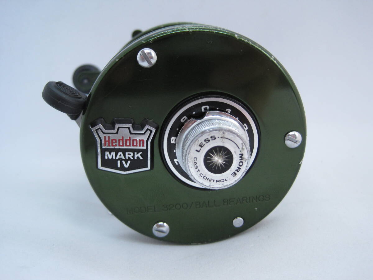 ヘドン Heddon MarkⅣ モデル3200 フリースプールリール 1970年代 日本製 フルオリジナル ビンテージリール拍卖