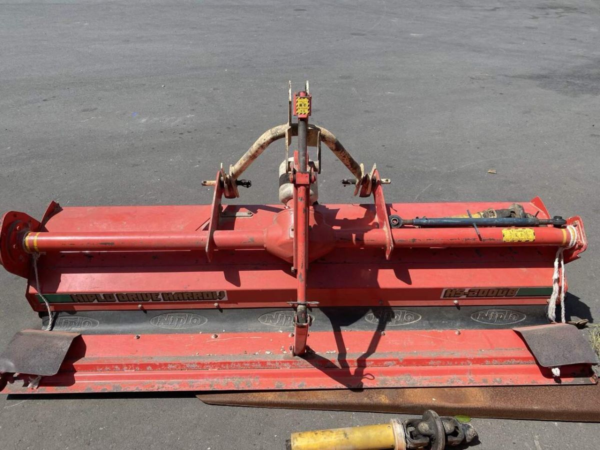 ニプロ ドライブハロー HS-2000B ロータリー トラクター L2002DTで使用アタッチメント(中古)【茨城県坂東市】LP02-14054拍卖