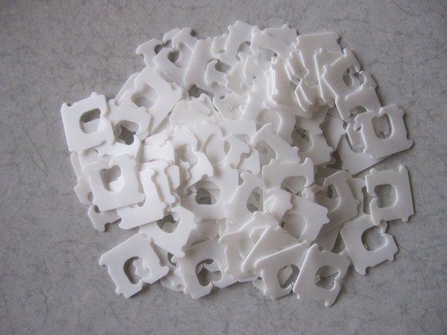 バッグクロージャー パン袋の留め具 100個 白 工作などにも拍卖