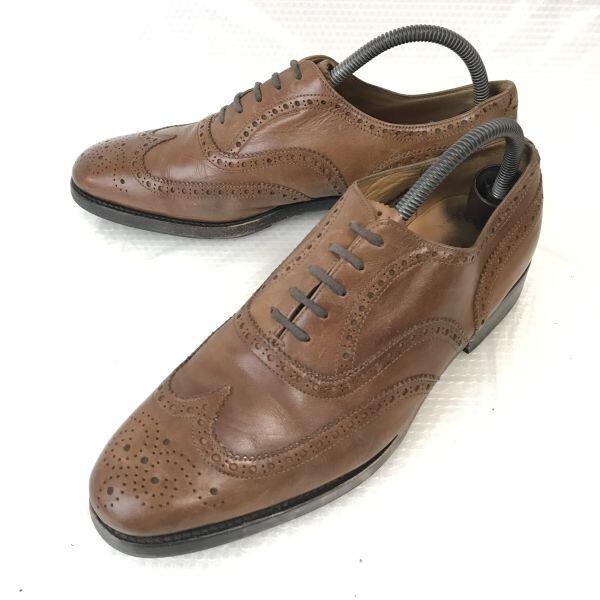 ビンテージ★リーガル/REGAL Heritage★本革/フルブローグ/ウイングチップ【26.0/茶/BROWN】内羽根式/ビジネス/dress shoes◆pE-191拍卖
