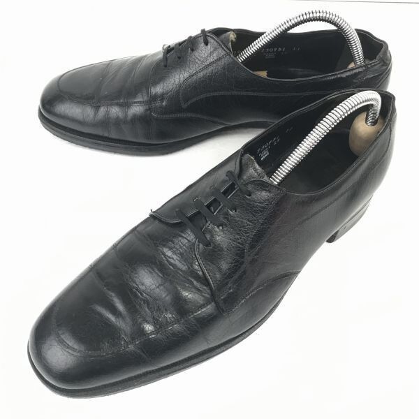 80s-90s?/Vintage★USA名門★フローシャイム/FLORSHEIM★本革/グッドイヤー製法/Uチップ【28.0/黒】ドレスシューズ/ビジネス◆MF-126拍卖