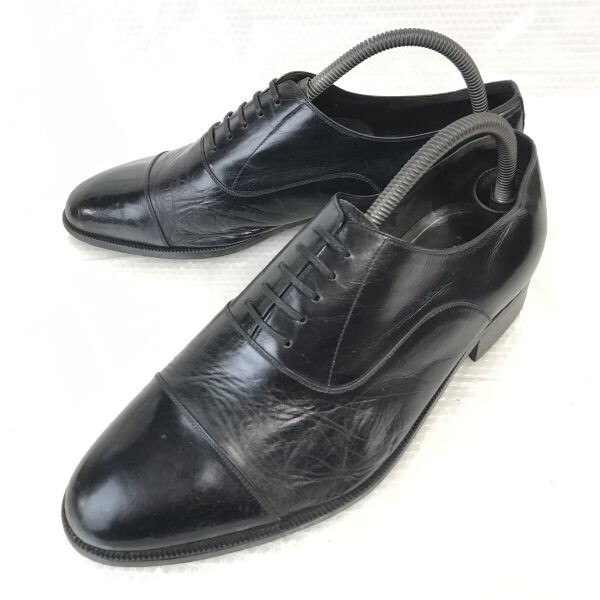 90s-00s/Made in Japan★PIDO/ピド Width Selection★本革/ストレートチップ【26.0 4E/BLACK/黒】Vintage/ビジネス/dress shoes◆bH-141拍卖