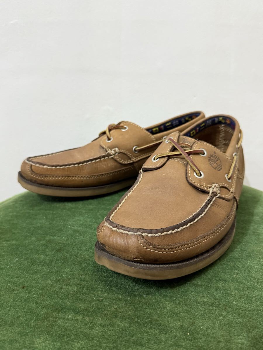 90s Timberland Boat shoes moccasins deck shoes 10M 28.0cm ティンバーランド ボートシューズ モカシン デッキシューズ アウトドア拍卖
