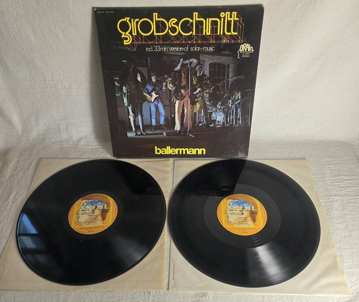 ★入手困難!希少盤!★ Grobschnitt / Ballermann 2LP レコード ドイツ オリジナル Brain Records ジャーマンプログレ/クラウトロック名盤拍卖