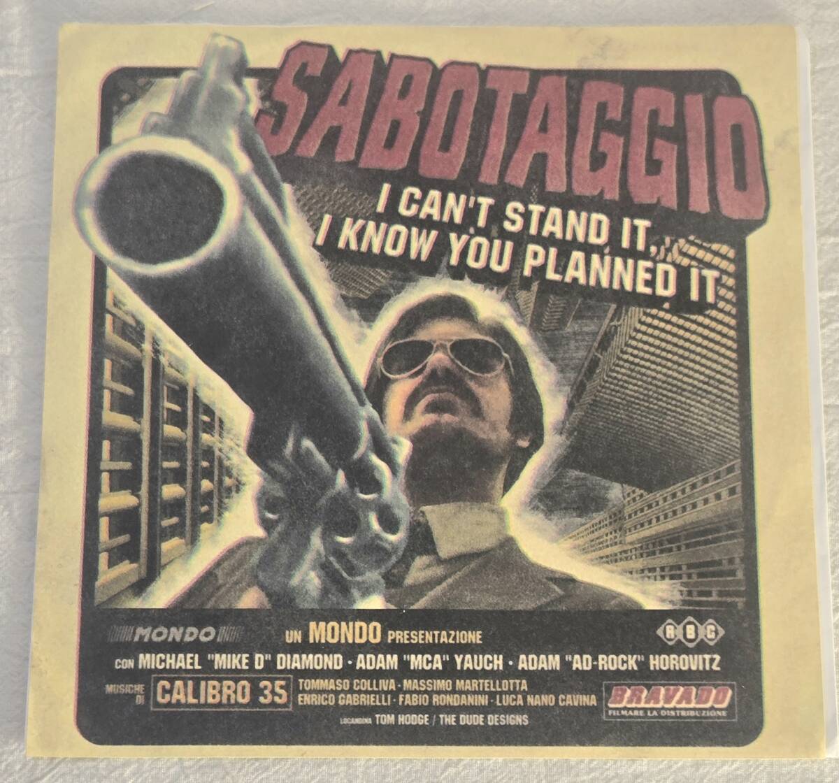 ★DJ Copy プロモ 非売品 650枚限定★ Beastie Boys × Calibro 35 Sabotaggio Sabotage 7インチ レコード ビースティーボーイズ カリブロ拍卖