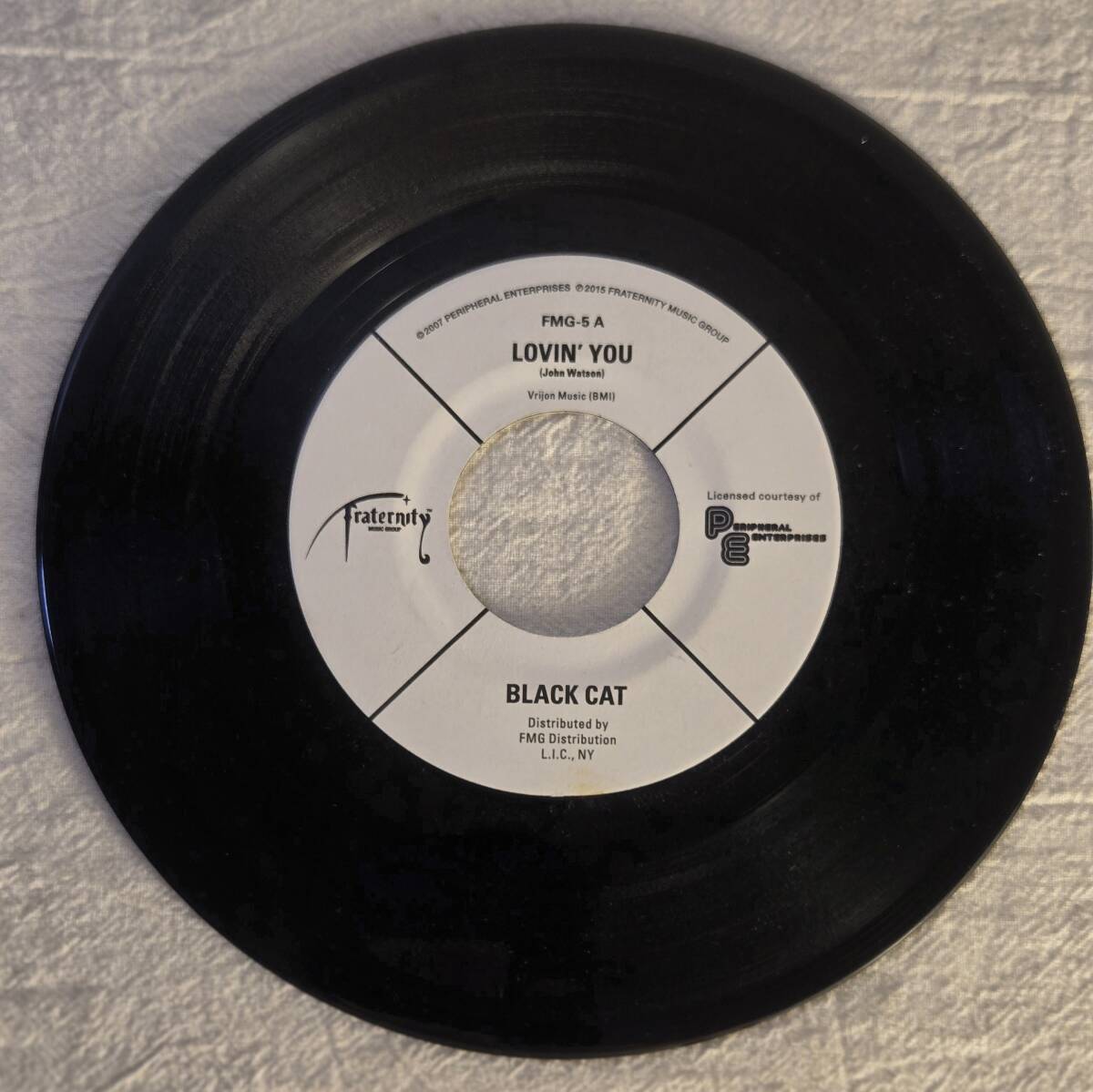 ★入手困難 再発★ Black Cat /Lovin’ You Kingston Cardova Fraternity ソウル ファンク レアグルーブ 7インチ レコード ドラムブレイク拍卖