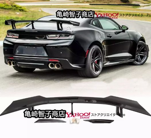 シボレー カマロ(2016~2023年)1LEタイプ リアスポイラー / リアウイング(大黄蜂スタイル)-ABS製・未塗装拍卖