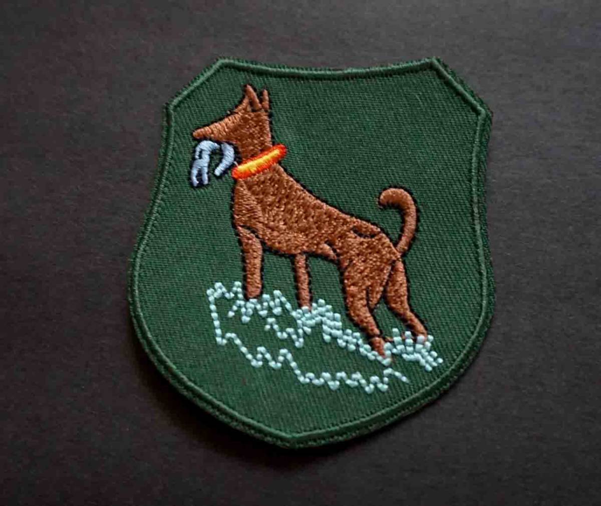 軍緑猟犬■新品 ■『Nature .犬 ハンティングドッグ 』刺繍ワッペン激渋■ミリタリー 二輪車 オートバイ バイク 単車 ■【DIY リメイク】拍卖