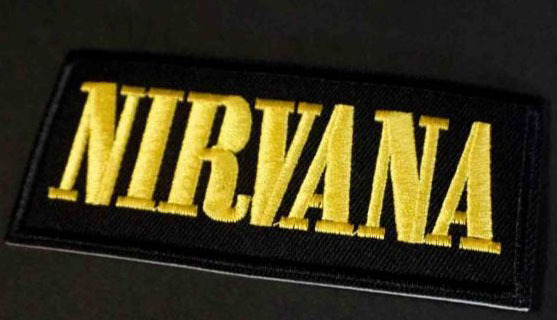 《黒黄太字Nv長方形》音魂■新品 ニルヴァーナ Nirvana アメリカ ロックバンド 刺繍ワッペン◇音楽◆ミリタリー・サバゲー・コスプレ拍卖