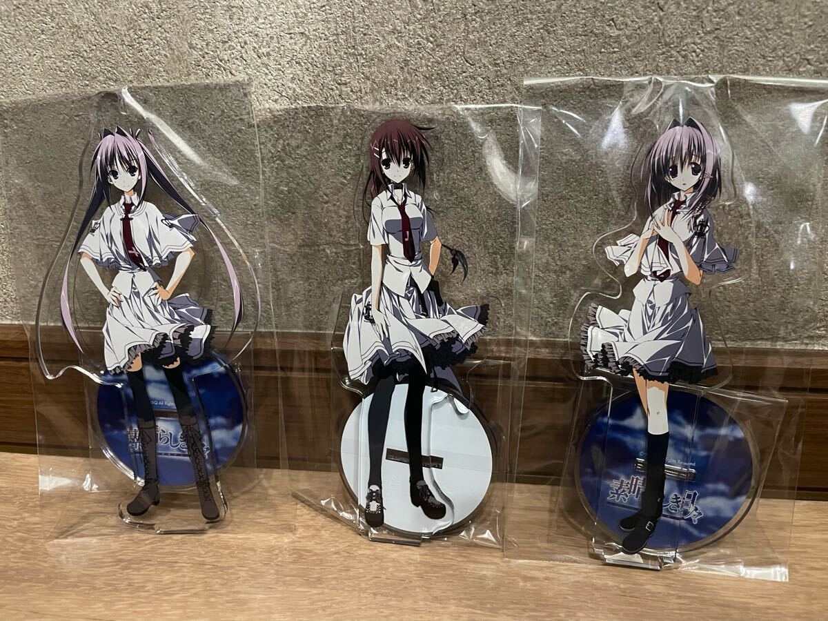 素晴らしき日々 水上由岐&若槻鏡&若月司 アクリルスタンド フィギュア アクスタ拍卖