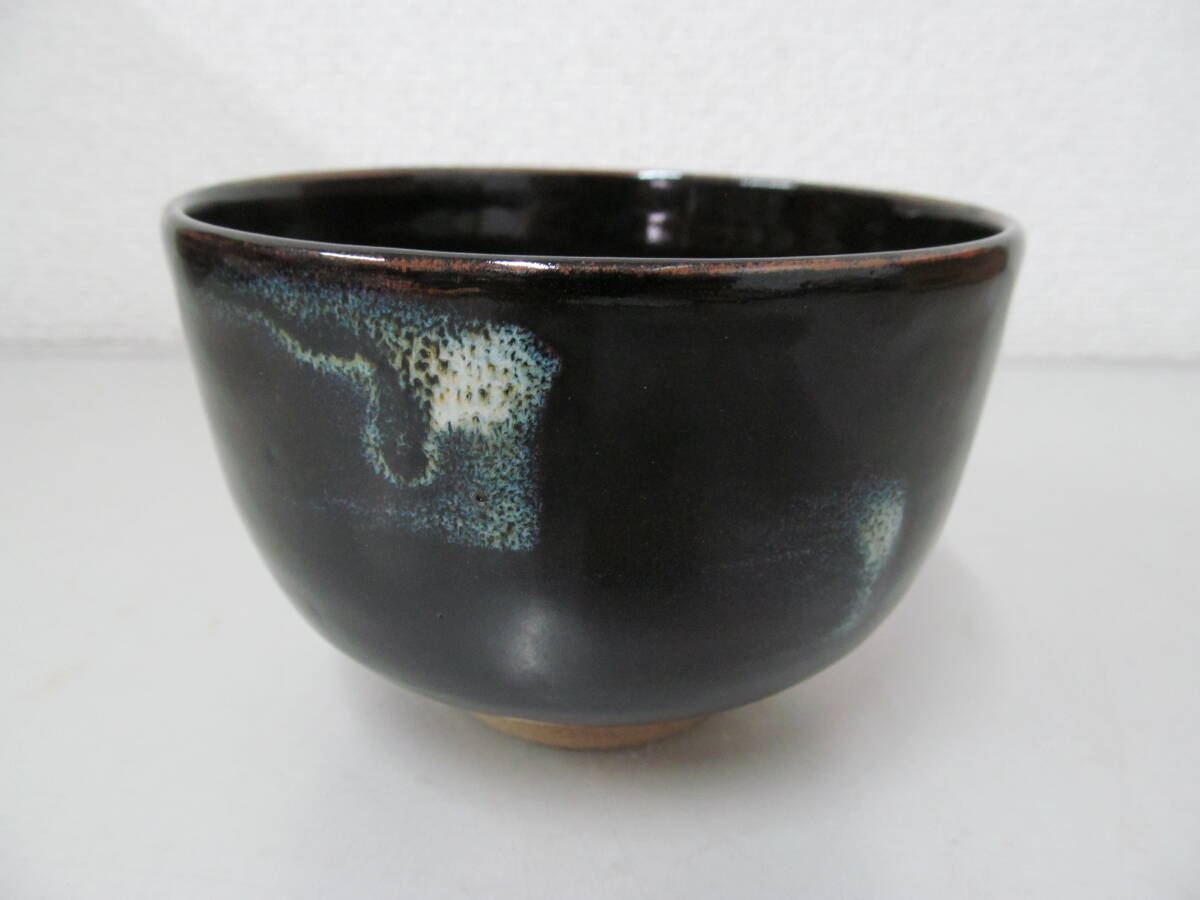 茶道具 茶碗 抹茶碗 抹茶茶碗 銘有り 黒茶碗 茶器 レトロ(Ⅳ)拍卖