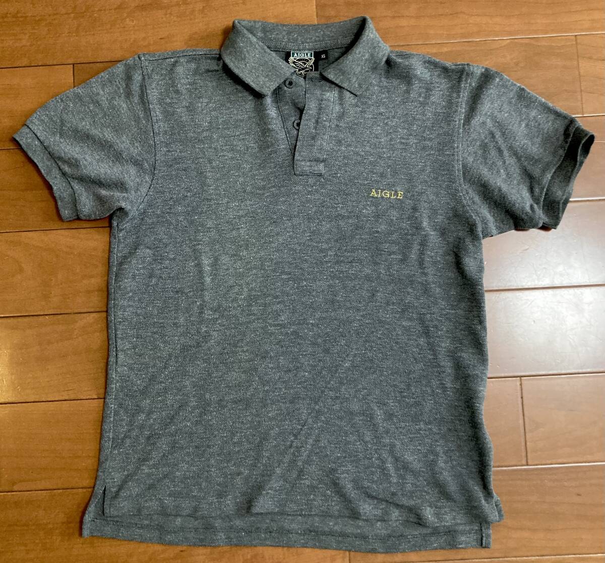 AIGLE メンズ XS グレーポロシャツ拍卖