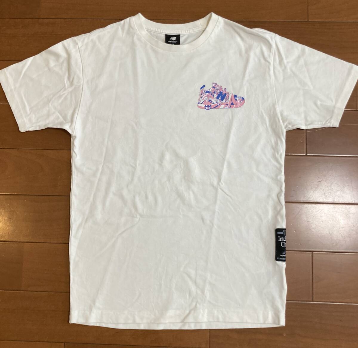 new balance ニューバランス ユニセックス Tシャツ 白 XS(レディースM相当)美品拍卖