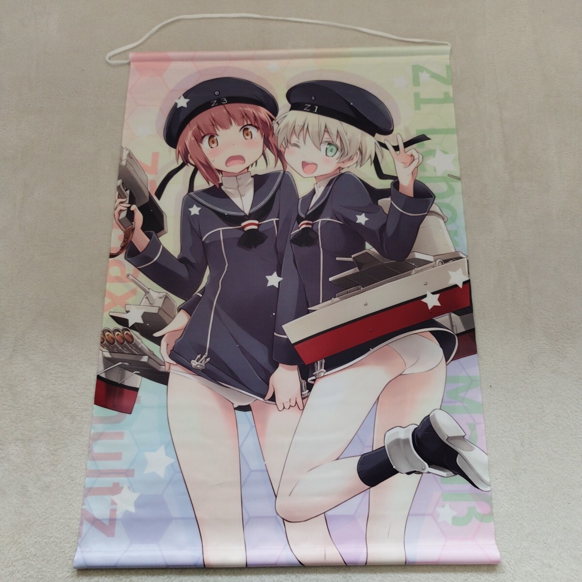 タペストリー 艦隊これくしょん 艦これ 仲良し レーベ&マックス Z1&Z3拍卖