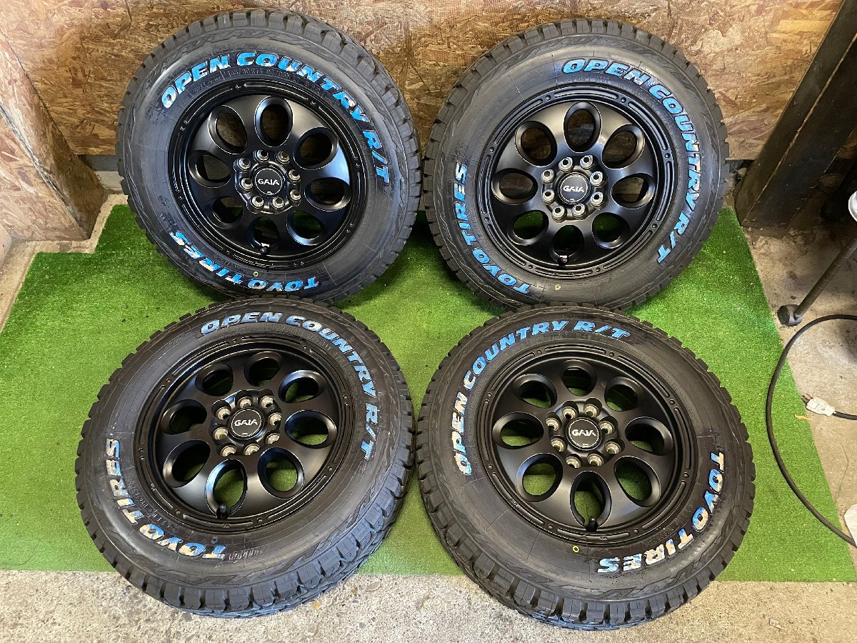 GAIA X 14インチ 5J +42 新品 未使用 165/80R14 97/95N LT 8P.R. TOYO TIRES OPEN COUNTRY R/T マッドタイヤ 4本セット K17拍卖