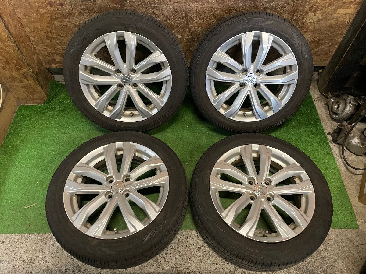 SUZUKI スイフト 純正 16インチ 6J +45 185/55R16 Maxrun Efficia 2021年製 バリ山 夏タイヤ タイヤホイール 4本セット H23拍卖