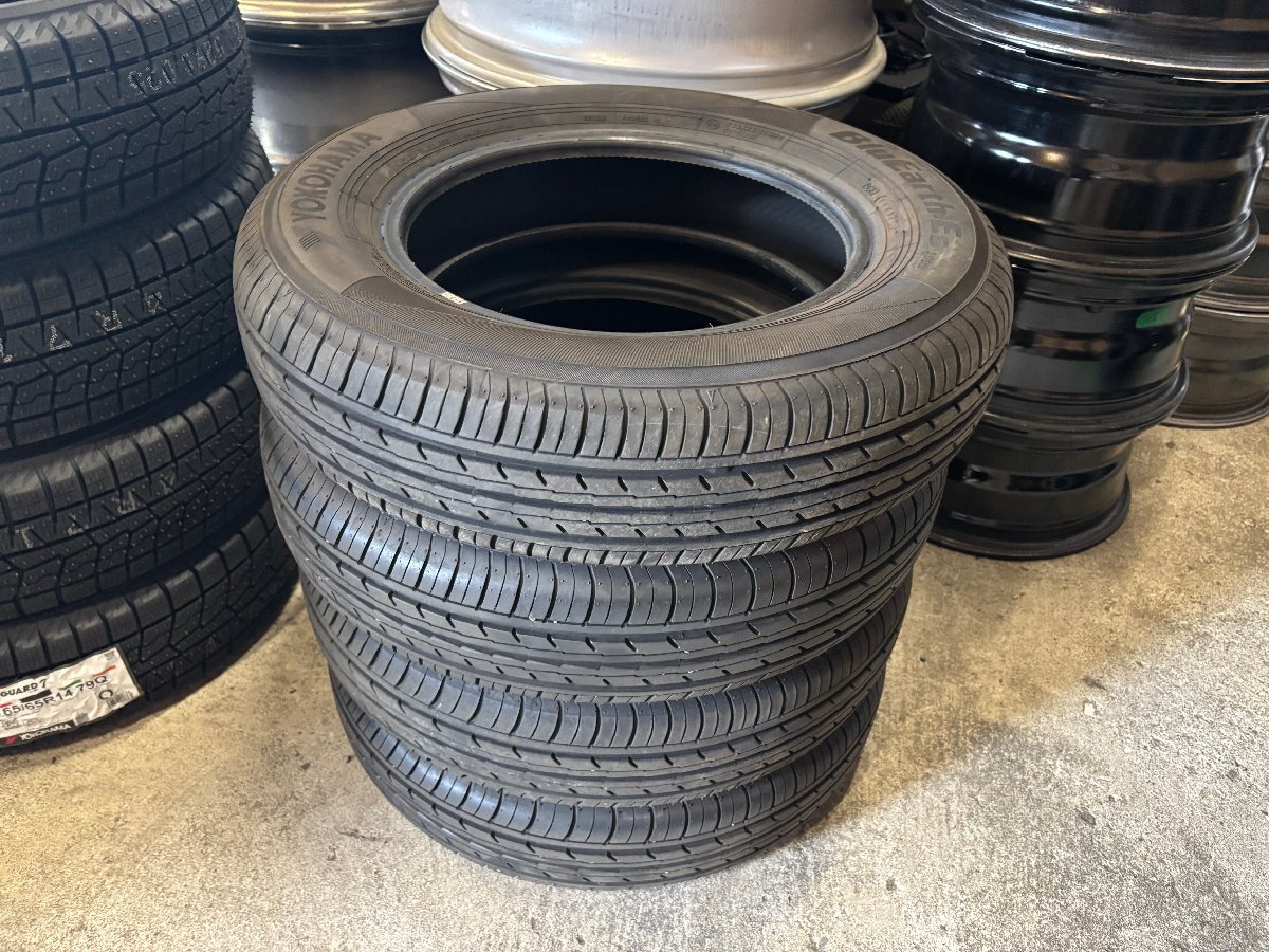 145/80R13 YOKOHAMA BluEarth-Es ES32 2023年製 バリ山 イボ付き 夏タイヤ 4本セット H5拍卖