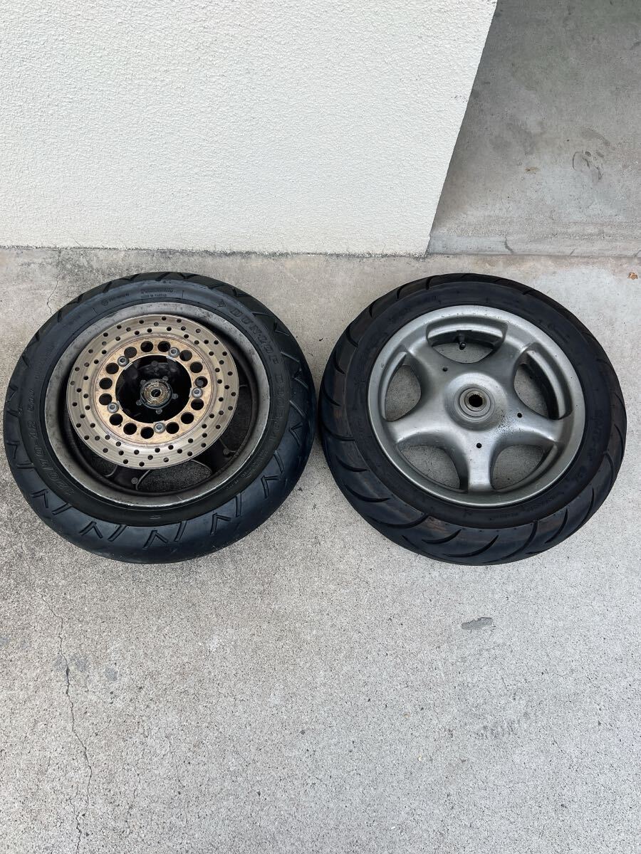 ヤマハ YAMAHA マジェスティ125FI ホイールタイヤセット 中古品拍卖