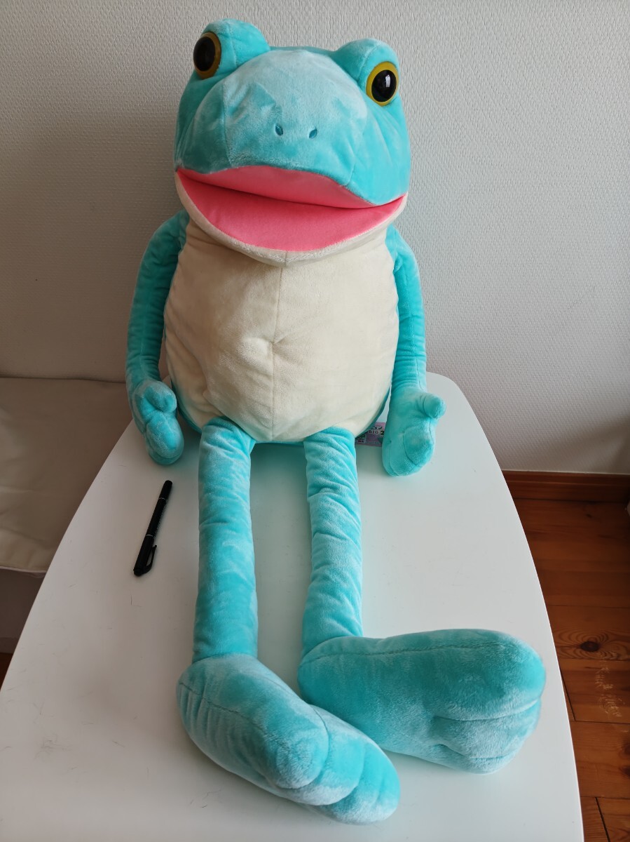 ケロピョン 超BIG2 カエル 水色 青色 レジャーランド  限定拍卖