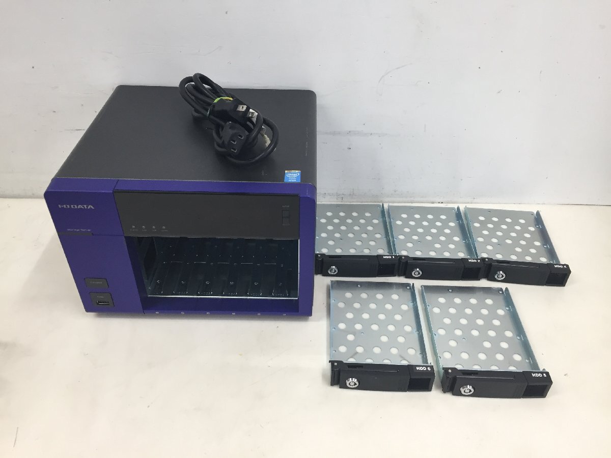 I-O DATA LANDISK HDL-Z6WL12C2 NAS ( 鍵・HDD無し ケースのみ) CPU D2701 2.13GHz メモリ4GB BIOS起動 (管2FB5)拍卖