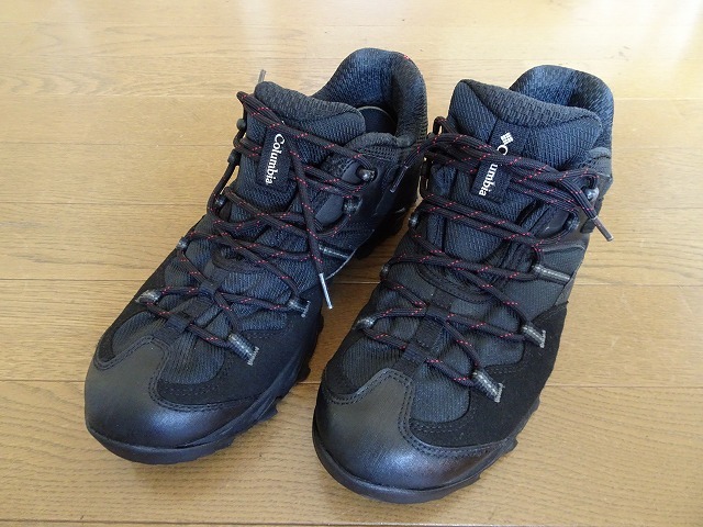 クリーニング済 Columbia コロンビア セイバーファイブロウ トレッキングシューズ 26.5cm YM4204 黒 ハイキング、タウンシューズ拍卖