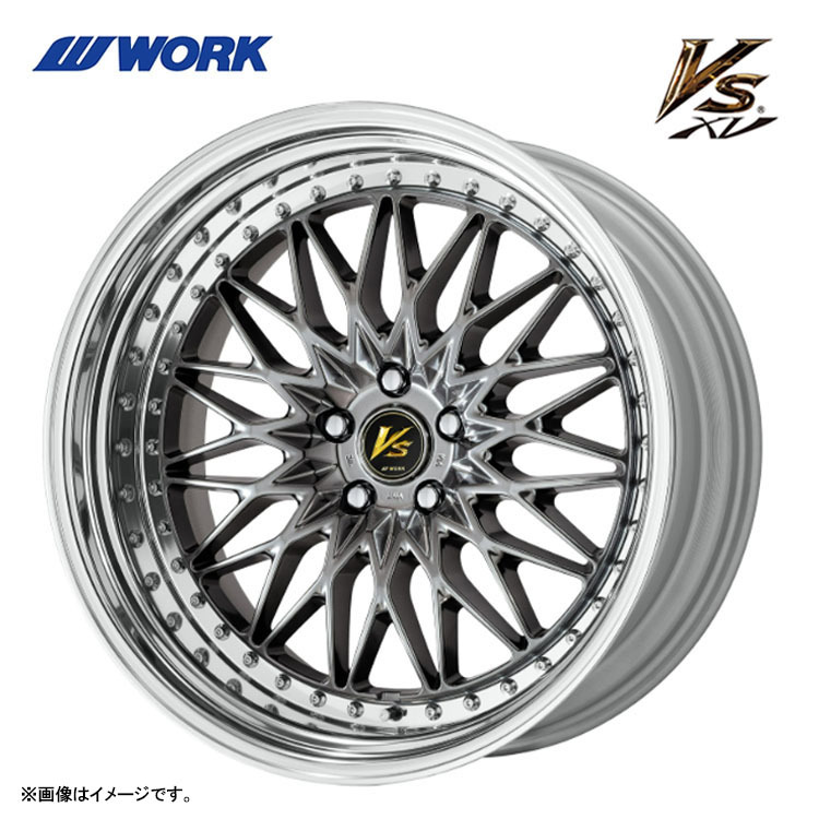 送料無料 ワーク WORK VS XV STEP RIM DEEP RIM Odisk 9J-19 +46 5H-114.3 (19インチ) 5H114.3 9J+46【4本セット 新品】拍卖