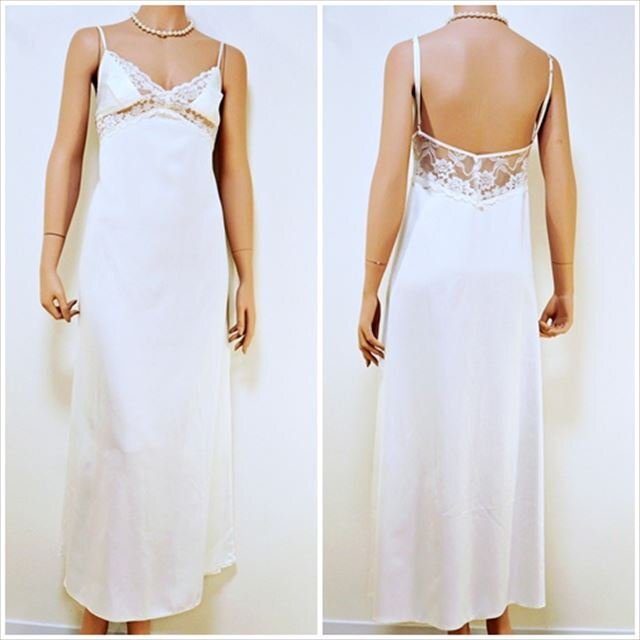 CX3-146//バスト90㎝以上のビッグサイズ☆さらっと着こなすロング丈のネグリジェ※一番安価で送料ゆうパケット250円【8/14~17日は休業】拍卖