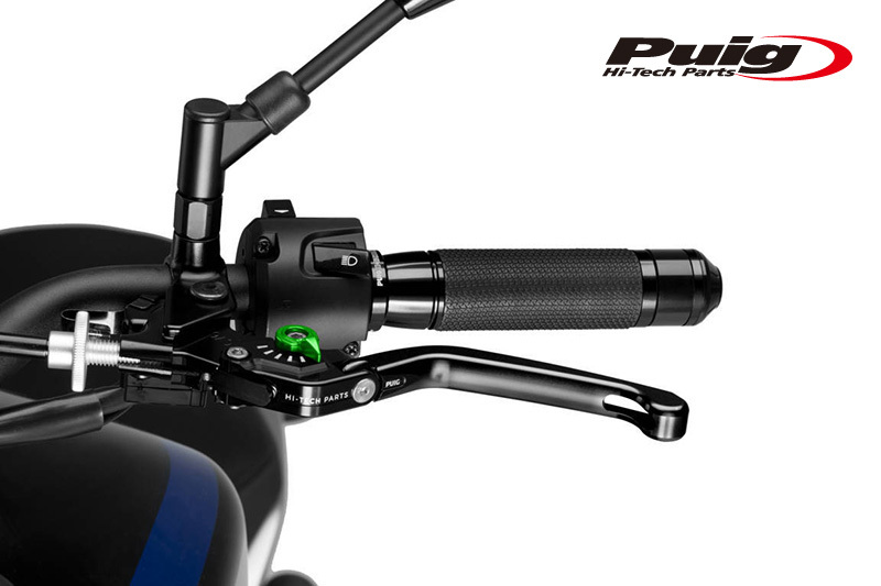 SALE! Puig(プーチ) 210NV FOLDABLE CLUTCH LEVER 3.0 BLACK/GREEN(可倒タイプ)拍卖