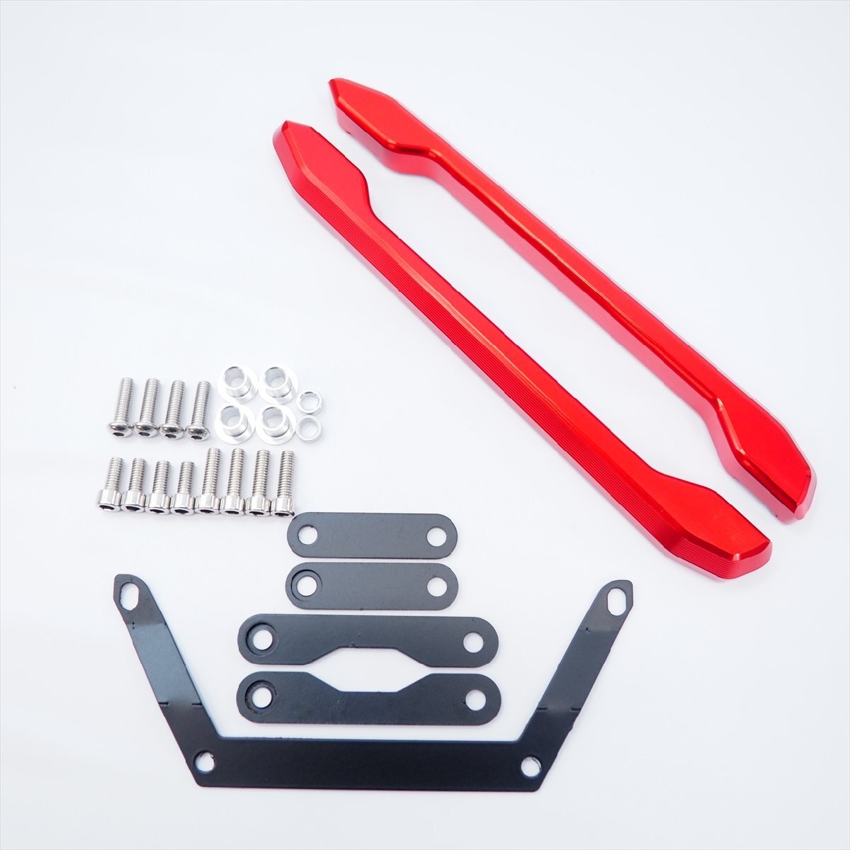 MT-09 RN34J 14-16年ビレット グラブバー タンデムバー アシストグリップ タンデムグリップ グラブレールMT09赤レッド拍卖