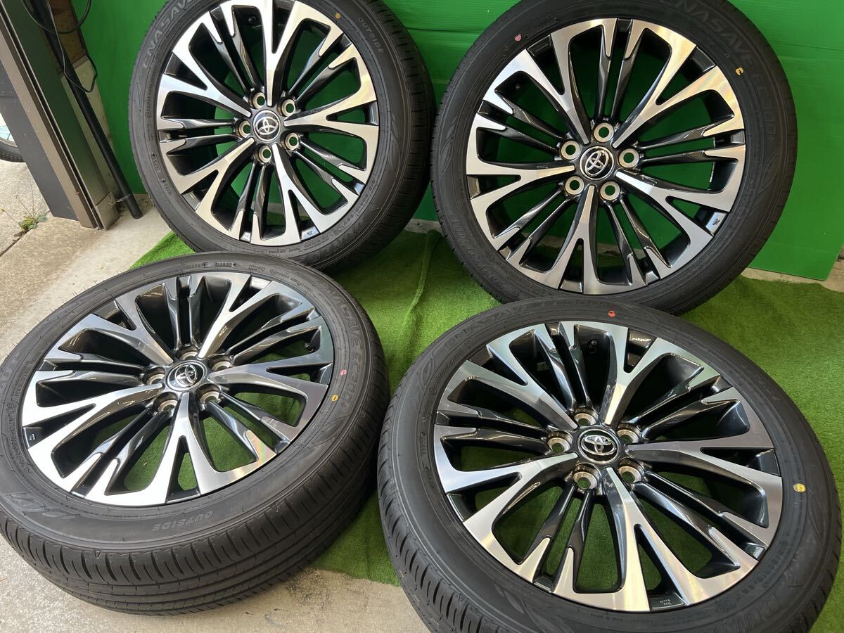 ★新車外し★トヨタ★ヤリスクロス 純正 タイヤホイール4本★2022年 DUNLOP ENASEVE★215/50R18 ヴォクシー/エスティマ/カローラクロス★拍卖