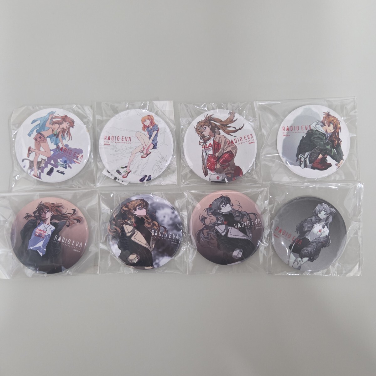 ★即決★送料無料★【缶バッチ】 RADIO EVA 缶バッチ アスカ 8個セット 新品・未開封 セット まとめ売り拍卖