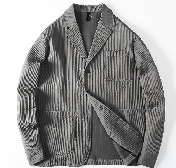 新入荷高級 新品 ブレザー メンズ 春夏 薄手 テーラードジャケット サマー 洗える ストレッチ ジャケット ビジネス カジュアル/灰拍卖