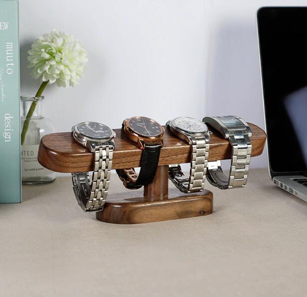 大人気腕時計スタンドウォッチスタンド時計スタンド木製時計ディスプレイスタンドジュエリーオーガナイザー ホルダーウォッチブレスレット拍卖