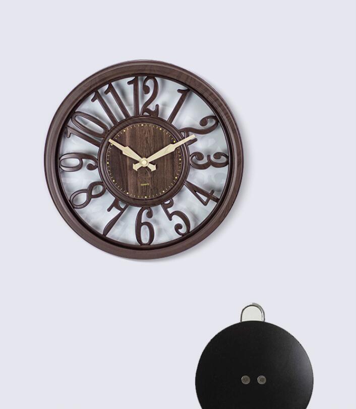 人気壁掛け時計 おしゃれ 木目調 北欧 掛け時計ウォールクロック 直径30cm 静音 非電波 お洒落 装飾 リビング インテリア 飾り 引越し祝い拍卖