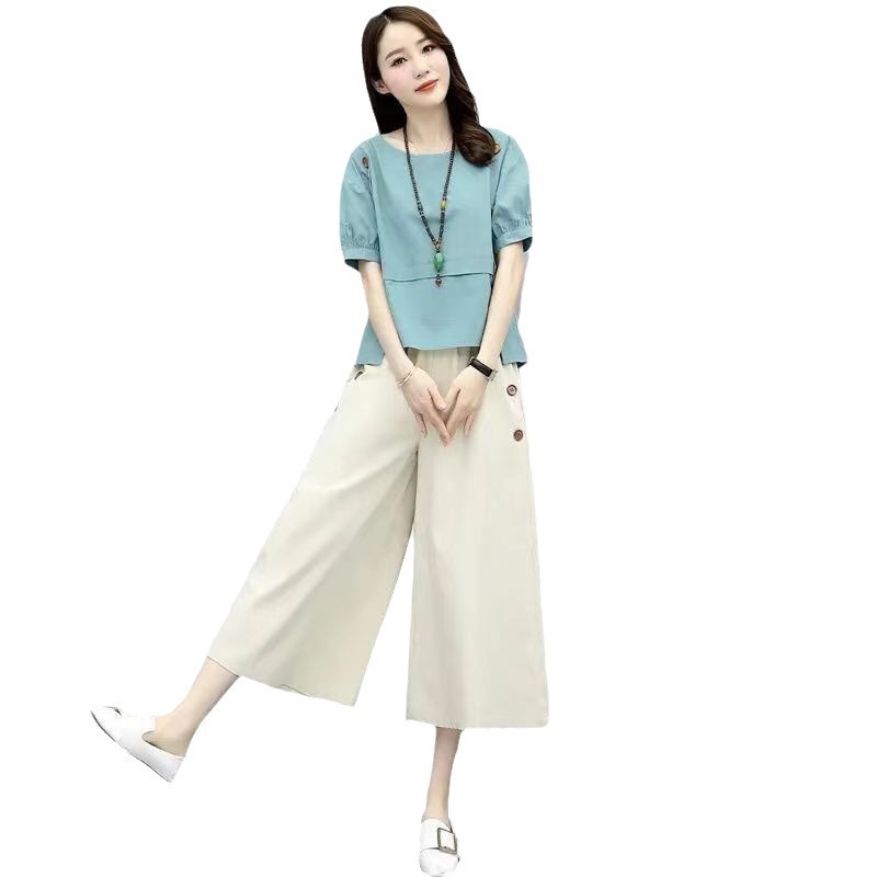 夏新作 着回しレディースパンツスーツ セットアップ パンツドレス 体型カバーカジュアル 結婚式 通勤 入学式 上下セット 着痩せ M~3XL拍卖