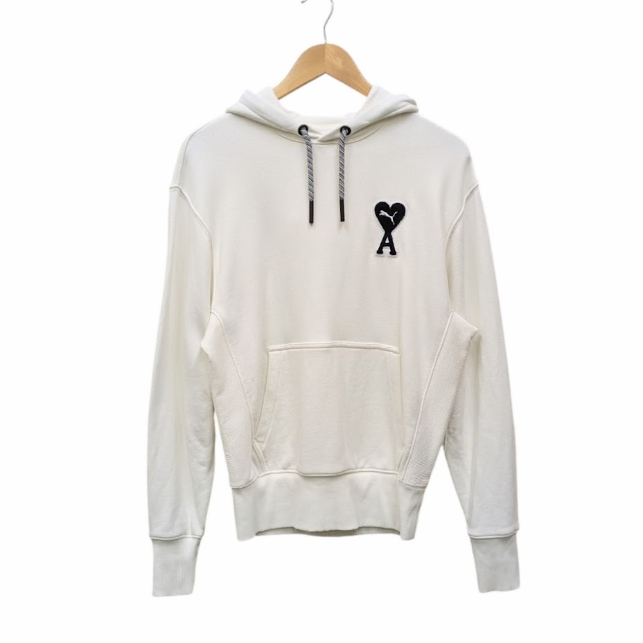 AMI Alexandre Mattiussi PUMA アミ アレキサンドル マテッシュ プーマ Hoodie フーディ パーカー フロントワッペン 536231-75 サイズ XS拍卖