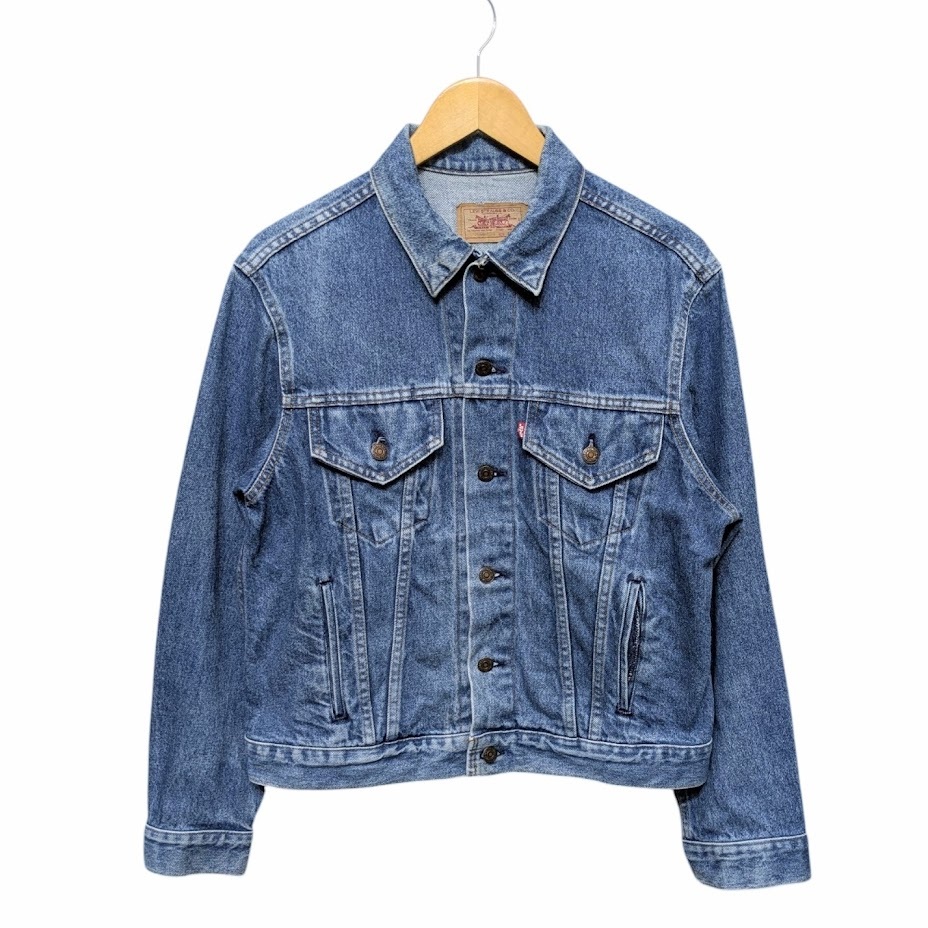 80s Levi's リーバイス 70506-0216 デニムジャケット トラッカージャケット Gジャン 古着 ヴィンテージ インディゴブルー サイズ 42拍卖
