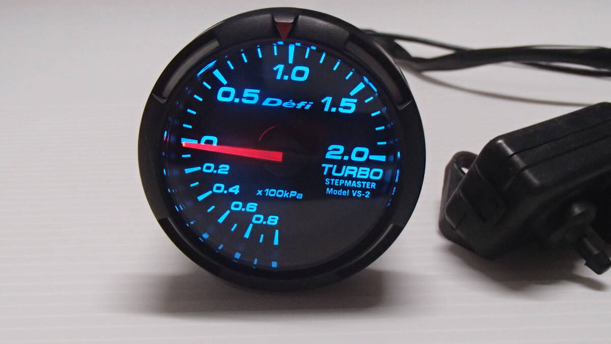 Defi Racer Gauge VS-2 ブースト計 ターボ計 イルミブルー 52φ コントローラー不要単独動作モデル デフィ DF06504 拍卖