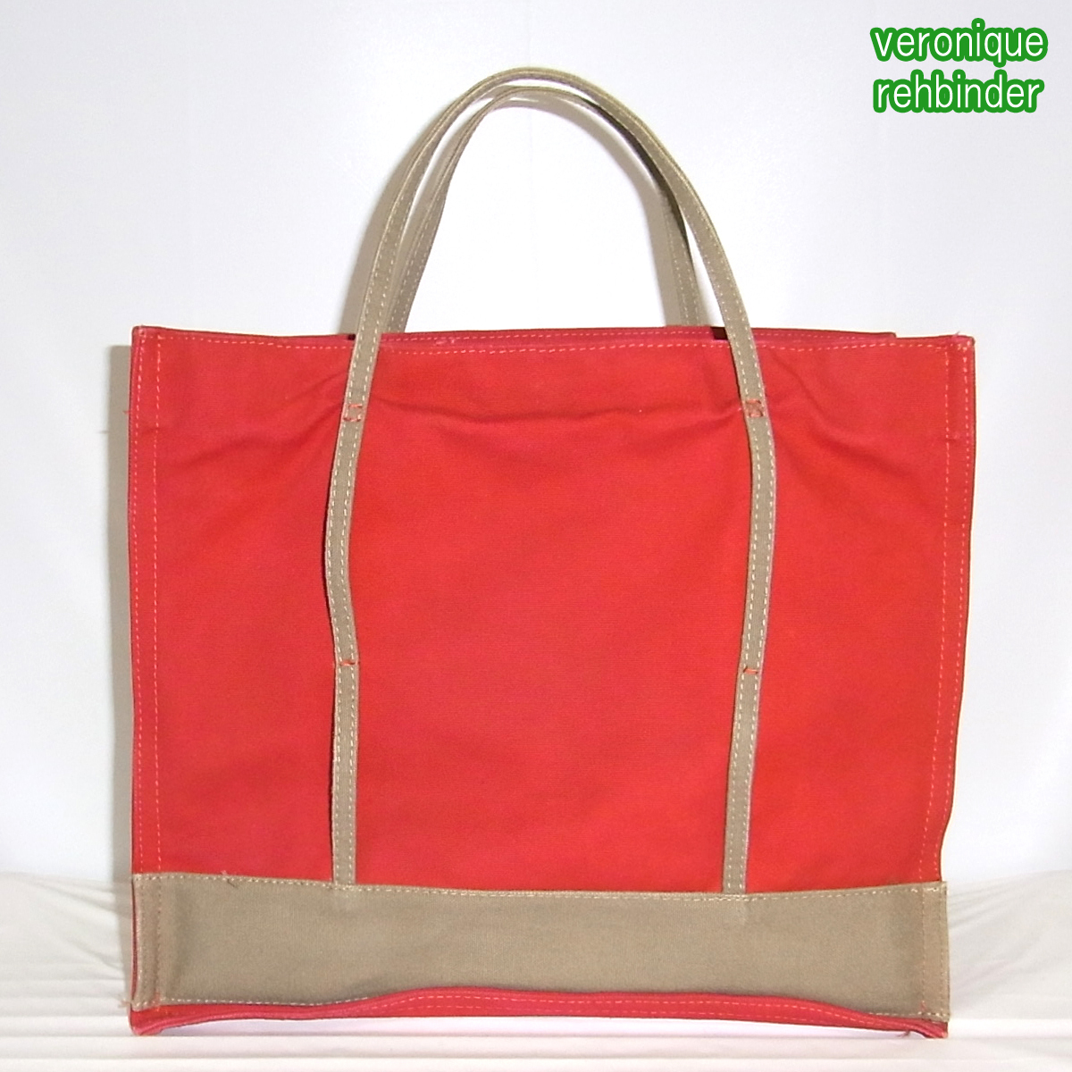 Veronique Rehbinder Accessoires □ キャンバスバッグ トートバッグ □ FRANCE フランス製拍卖