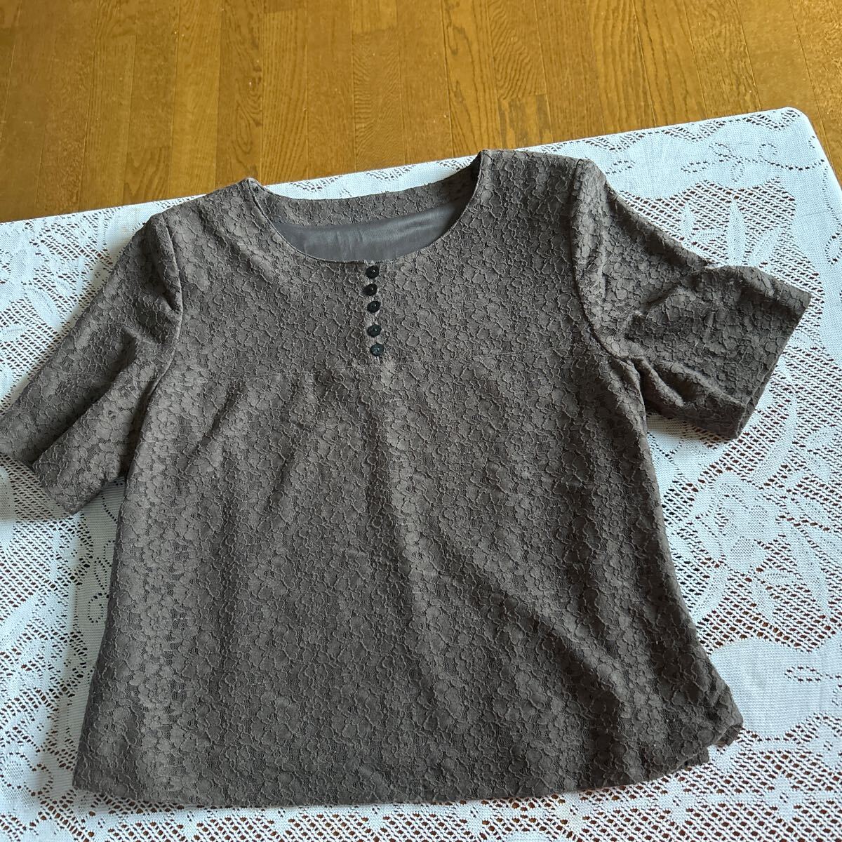 チュニック 半袖 カットソー M 裏付き拍卖