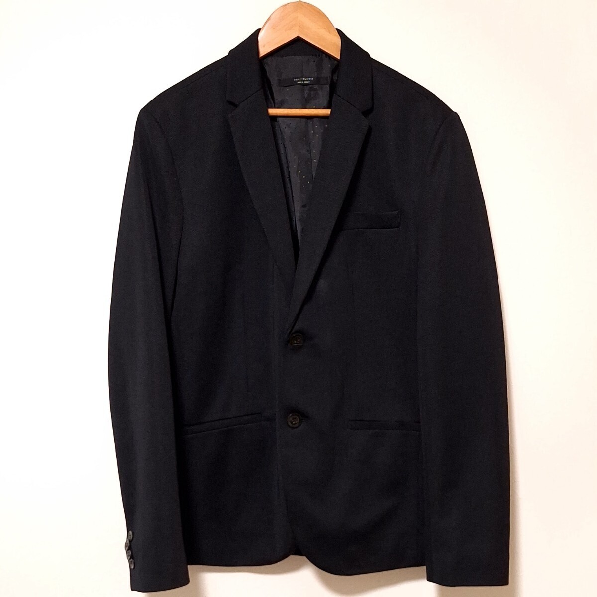 キレイめスタイル【ZARA】ザラ テーラードジャケット ブラック 細め 美品 着回し 大人カジュアル 黒 メンズ 紳士 サイズS/Y35594QQ拍卖