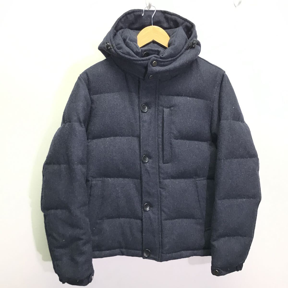 30代40代にオススメ◎【BACK NUMBER】バックナンバー ダウンジャケット アウター 大人カジュアル ビジネス 通勤 ネイビー M /Y35341ii拍卖