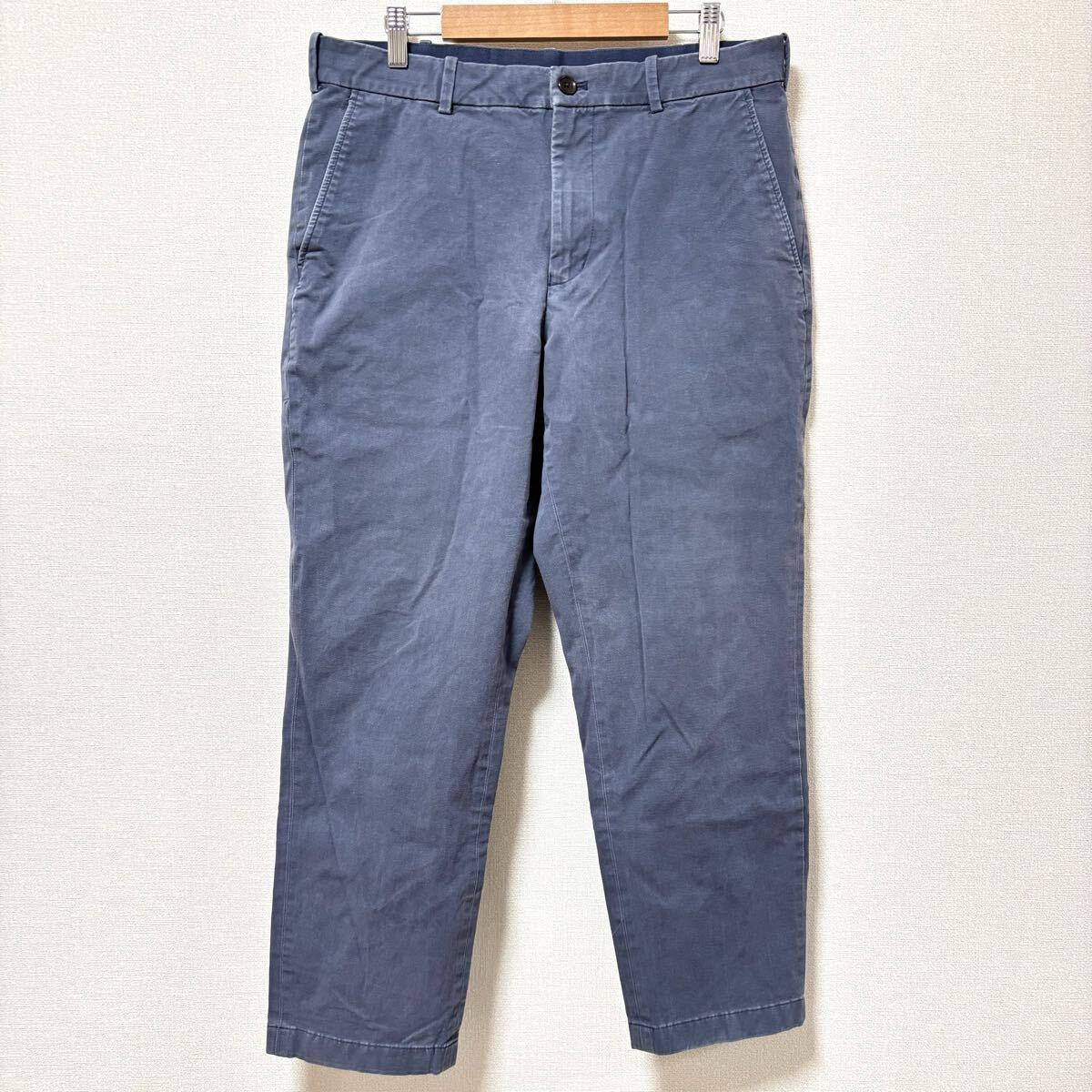 クリーンなスタイルにも◎【UNIQLO】ユニクロ チノパン ストレッチ イージー アンクル クロップド スリム 細身 きれいめ メンズ M/Y35459SS拍卖