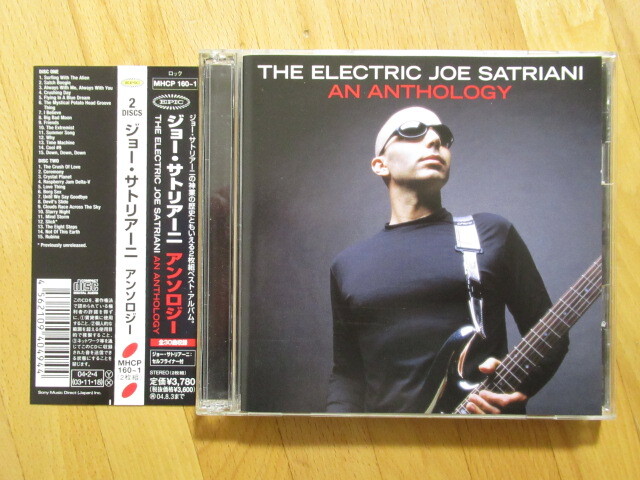 美品!JOE SATRIANI AN ANTHOLOGY ジョー・サトリアーニ アンソロジー【帯付国内盤2CD】送料無料~拍卖