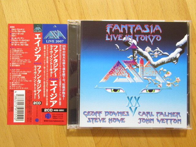 美品!エイジア ASIA FANTASIA LIVE IN TOKYO 【帯付国内盤CD】送料無料~拍卖