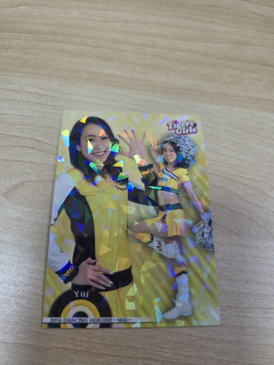 即決 2016BBM チアリーダー 舞 ホロパラレルカード 阪神 Tigers Girl Yui拍卖