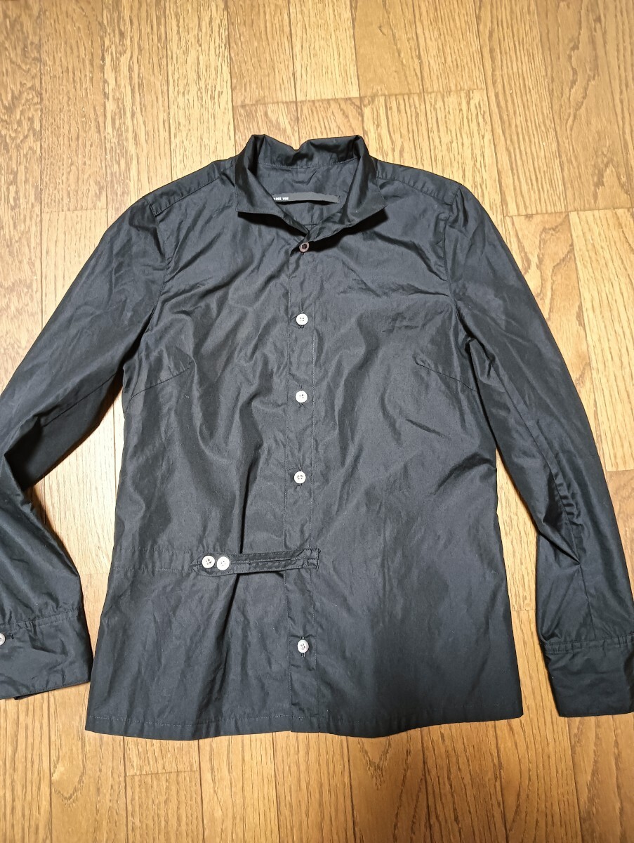 GALERIE VIE ギャルリーヴィー トゥモローランド 長袖スキッパーシャツ 黒 レディース サイズ1 日本製拍卖